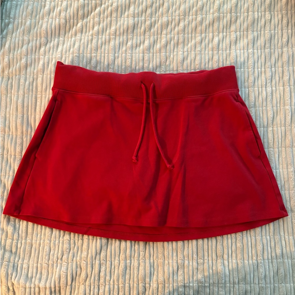 Wild Fable Vibrant Red Mini Skort
